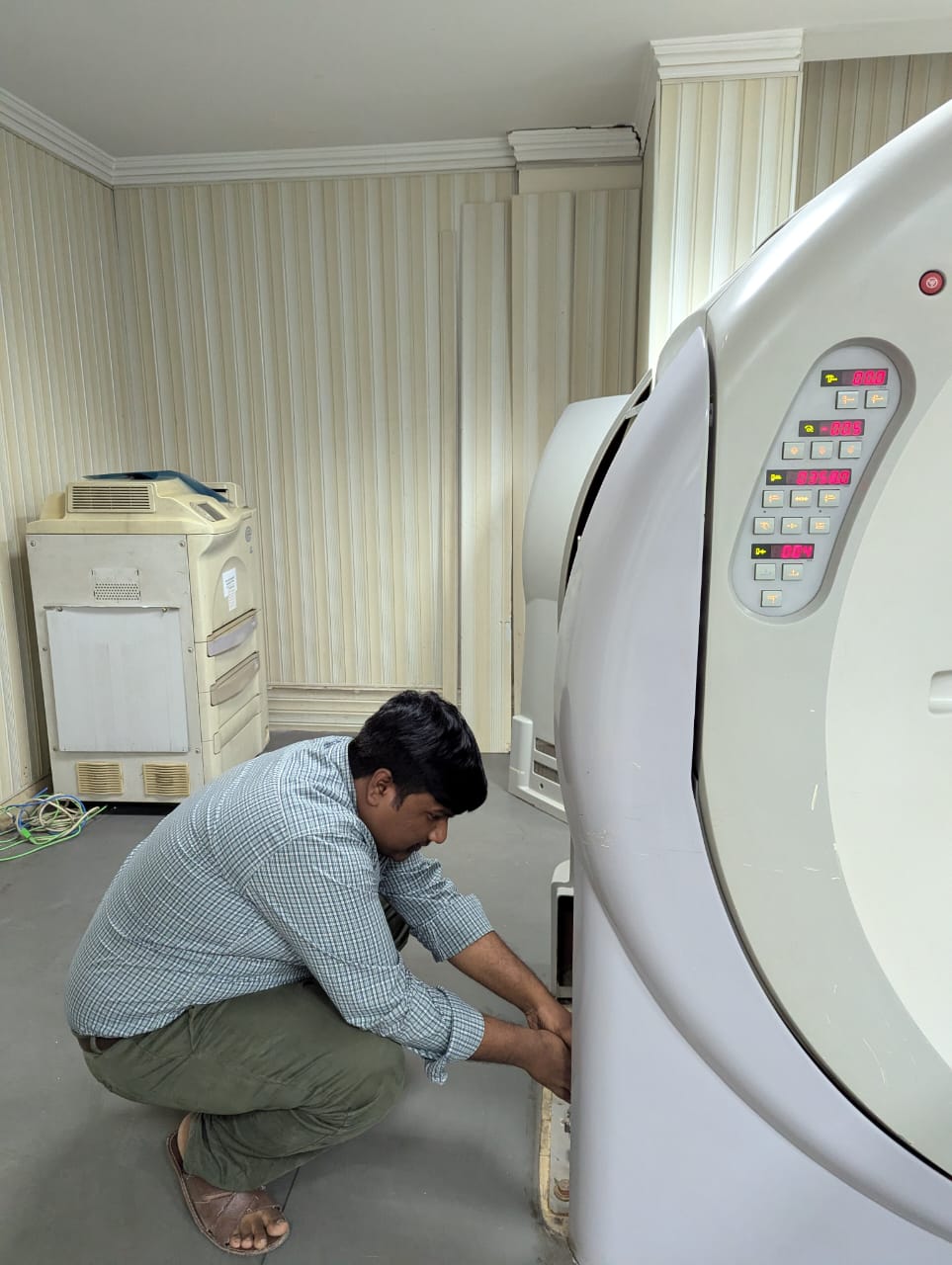 Owner on-site during installation